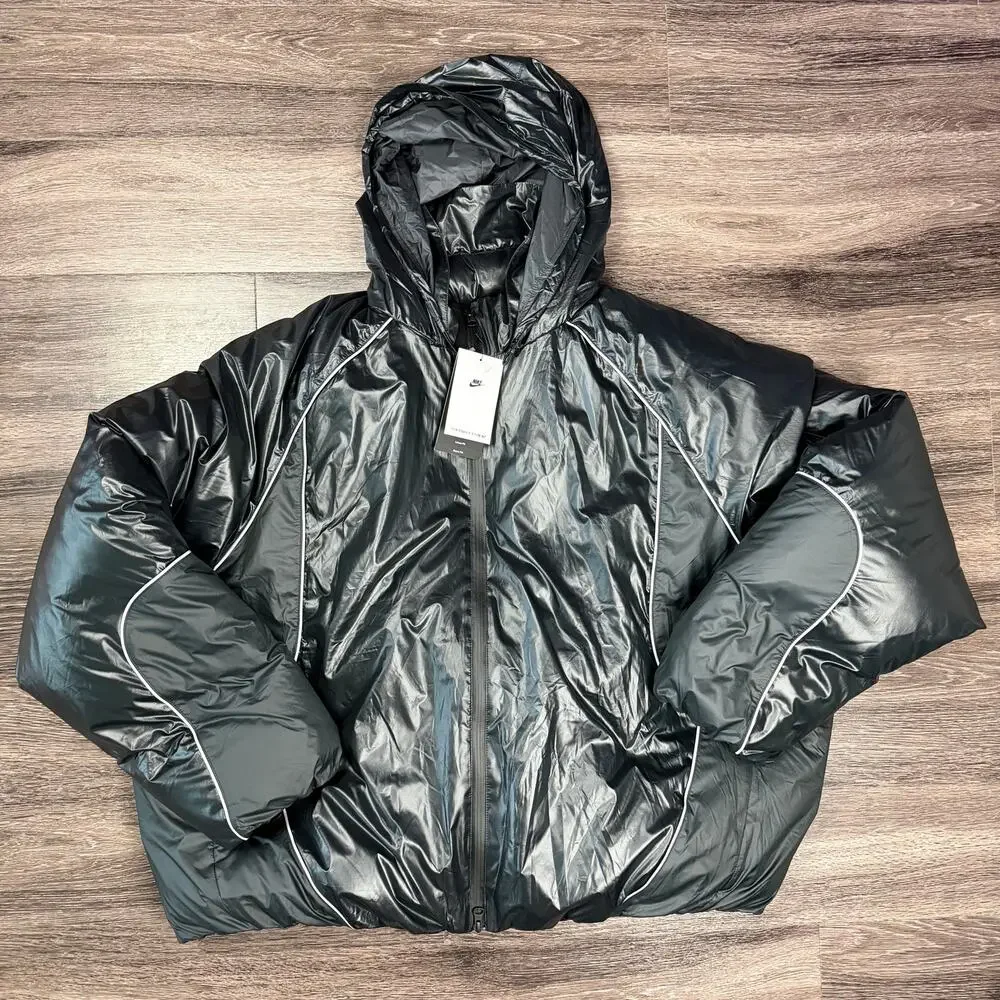 Nike Tech Bubble Jacket Black Anthracite Men’s Size XXL II3869-010 NEW w Tags